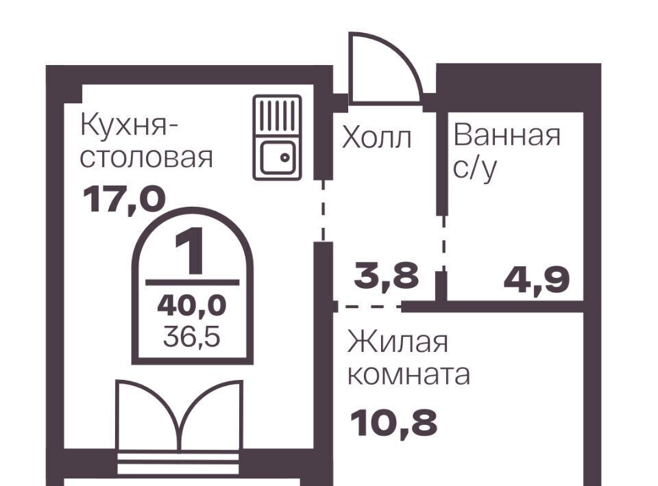 квартира г Челябинск р-н Тракторозаводский пр-кт Ленина 19в фото 1