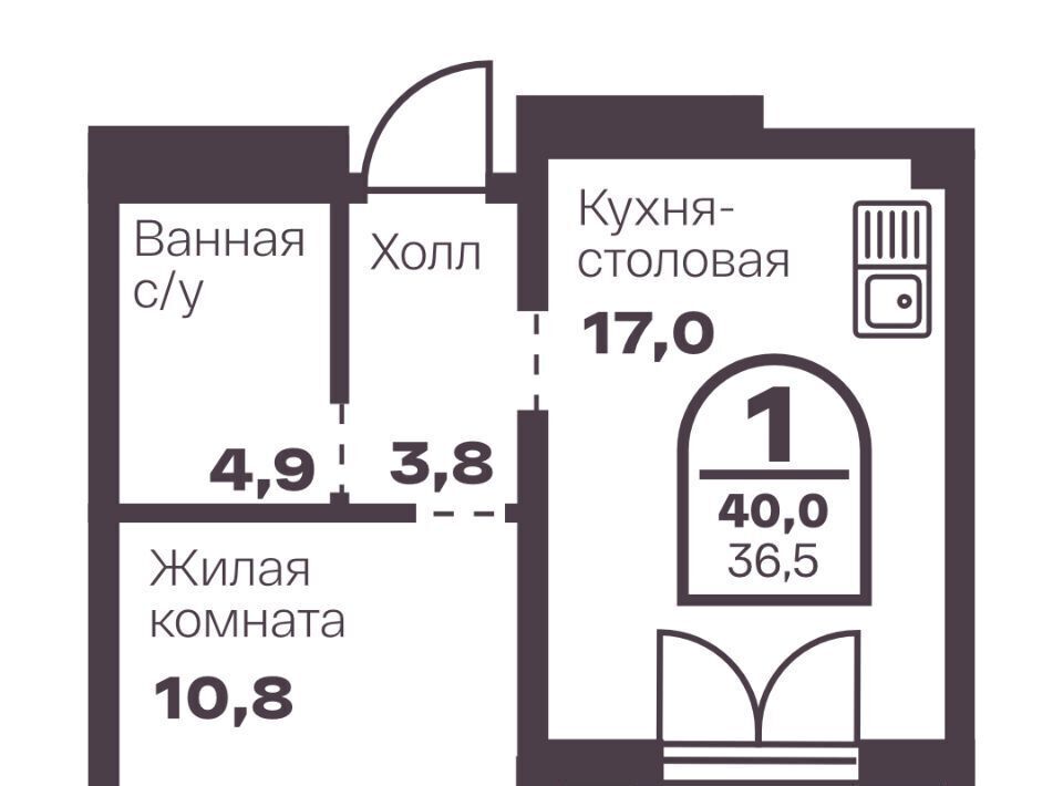 квартира г Челябинск р-н Тракторозаводский пр-кт Ленина 19в фото 1