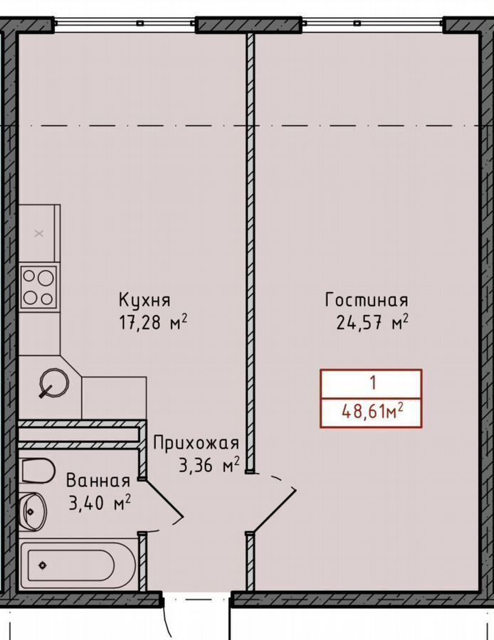 квартира г Махачкала р-н Кировский ул Даганова 139 Кировский внутригородской район фото 3