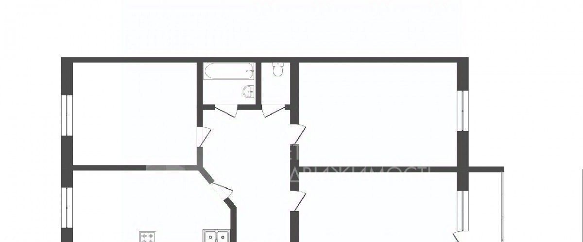 квартира г Тюмень р-н Центральный ул Коммунаров 24 фото 2