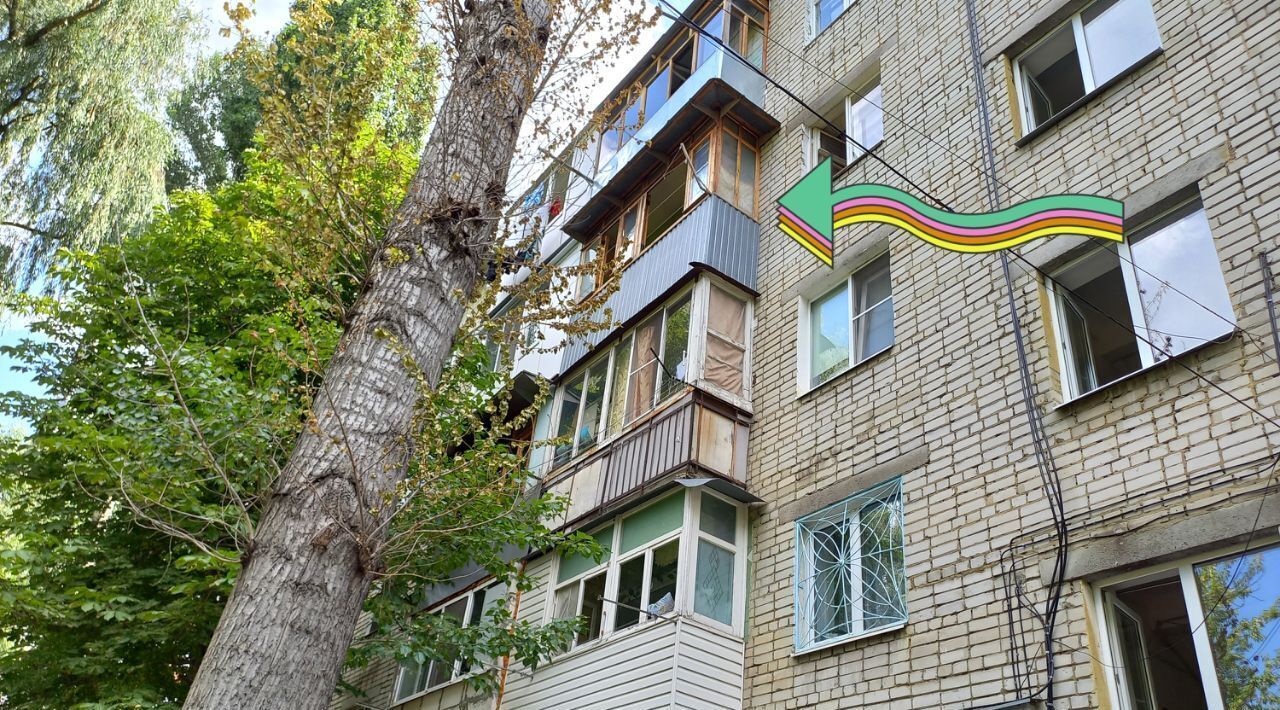 квартира г Саратов р-н Фрунзенский проезд Шелковичный 13-й 1/11 фото 16