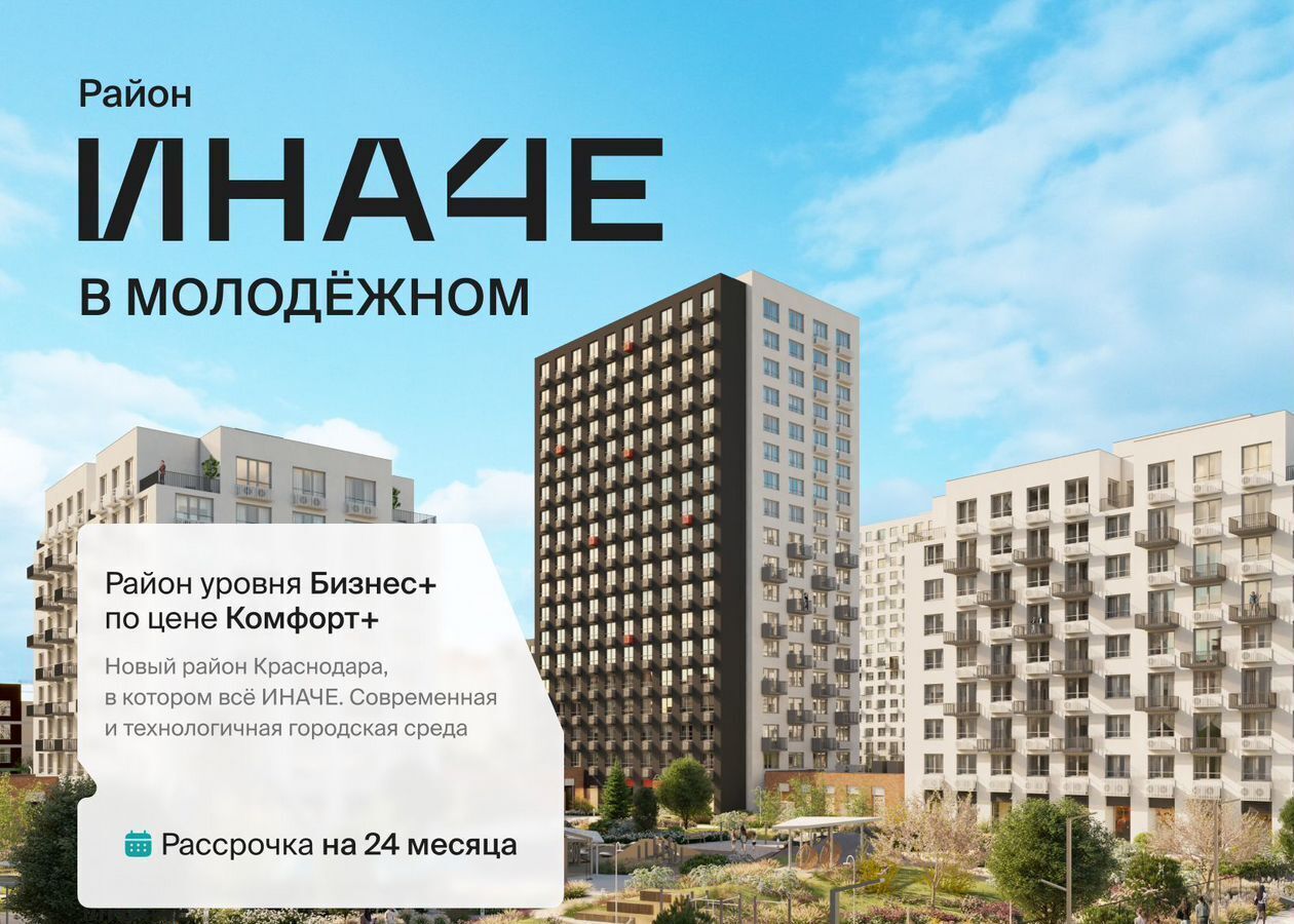 квартира г Краснодар р-н Прикубанский ул. Профессора Рудакова/Душистая/4-я Целиноградская, стр. 5 фото 3