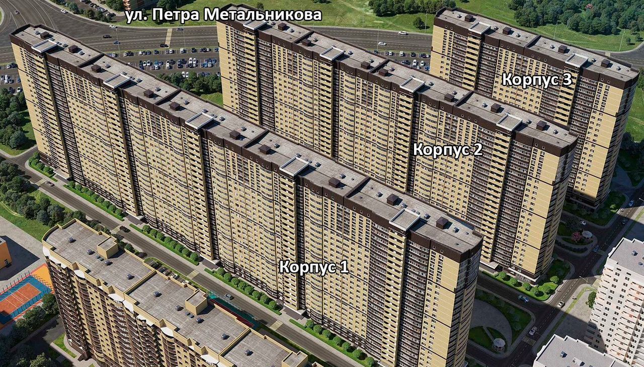 квартира г Краснодар р-н Прикубанский ул им. Петра Метальникова 11 ЖК «Лучший» фото 8