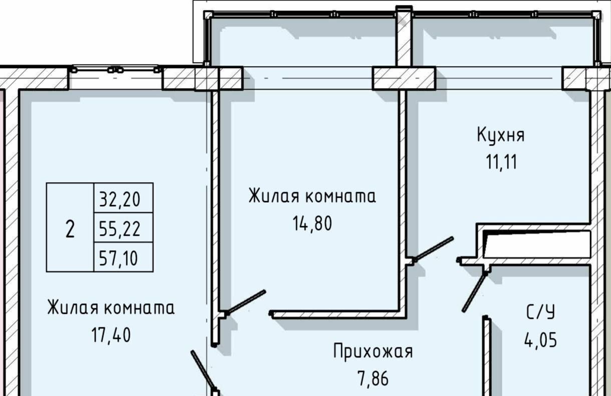 квартира г Нальчик ул Тарчокова 127б фото 15