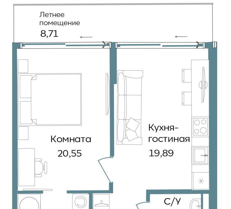 квартира г Саки ул Морская фото 1