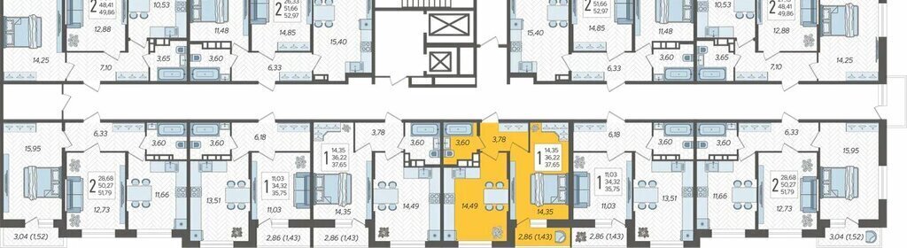 квартира г Краснодар ЖК «Смородина» фото 2