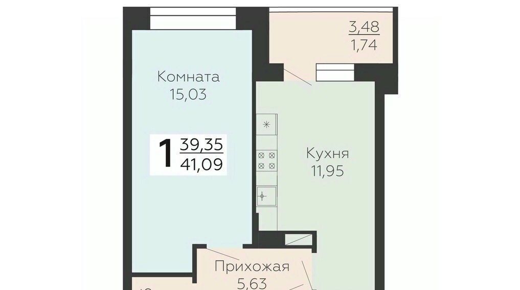 квартира г Воронеж р-н Коминтерновский ул Электросигнальная 9а фото 1