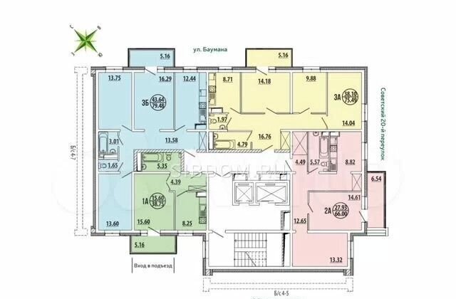 квартира г Иркутск р-н Ленинский ул Летописца Нита Романова 23а фото 16