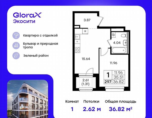 р-н Кировский ул Завокзальная ЖК GloraX Экосити фото