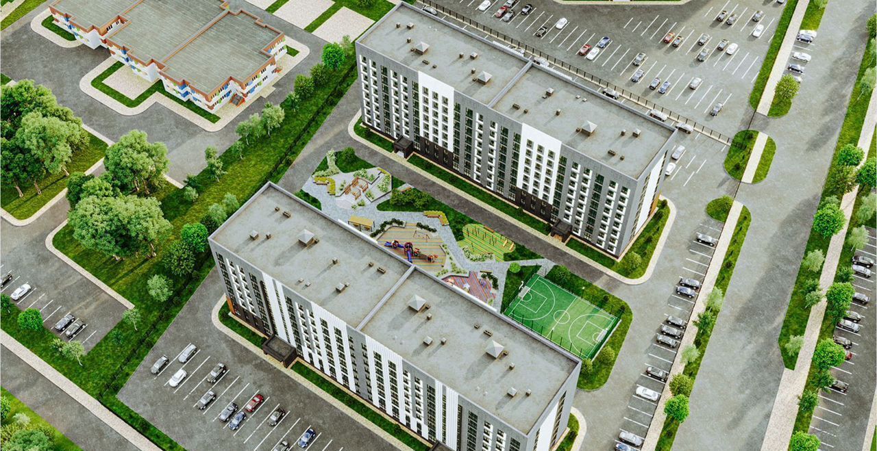 квартира г Брянск рп Радица-Крыловка ЖК «Мегаполис-Парк» 24 пос. Мичуринский фото 4