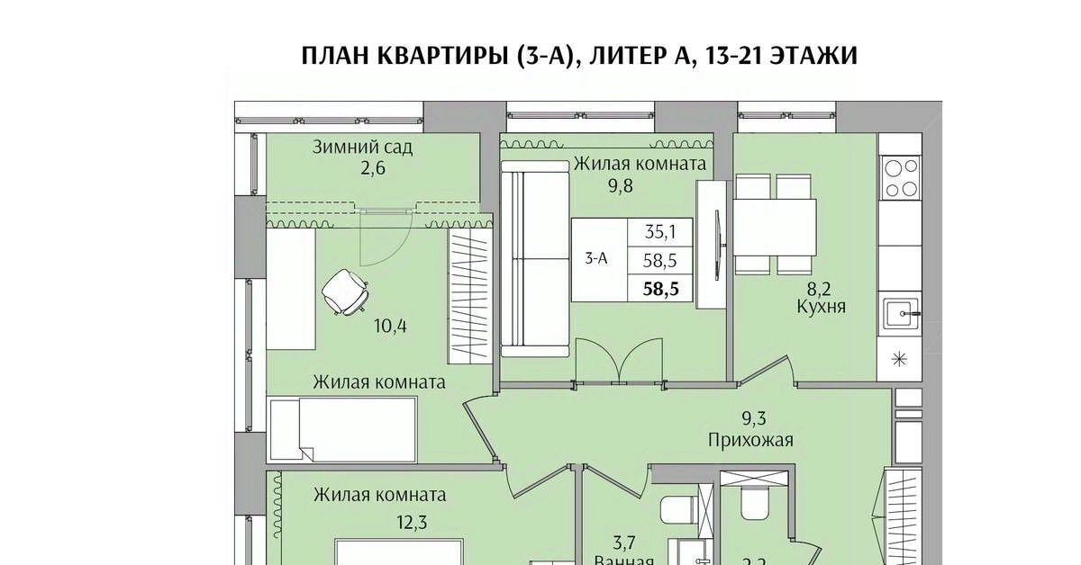 квартира г Нижний Новгород Бурнаковская ул Якорная фото 1