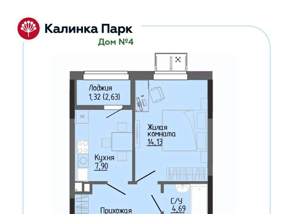 квартира г Ижевск р-н Индустриальный снт Восток-3 90 фото 1