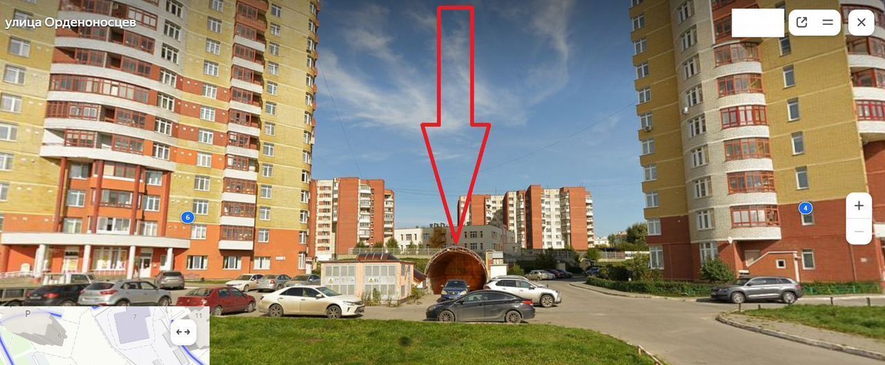 машиноместо г Екатеринбург р-н Чкаловский ул. Орденоносцев, 6 фото 1