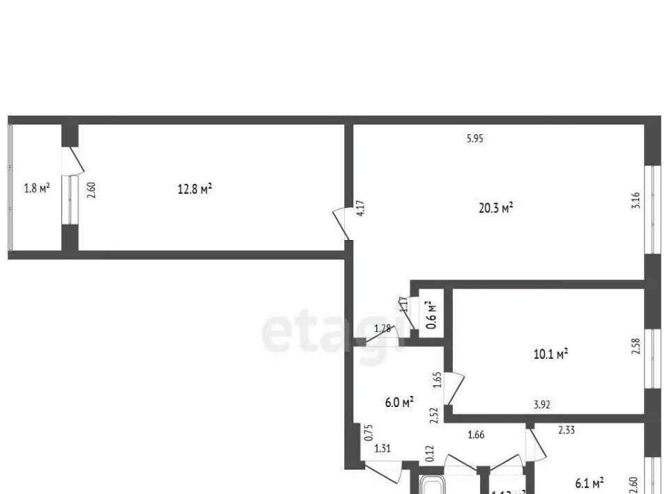 квартира г Калининград р-н Московский ул Батальная 72 фото 2