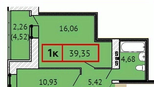 квартира г Иваново р-н Фрунзенский ул 3-я Первомайская 4 ЖК «Майские зори-2» фото 1