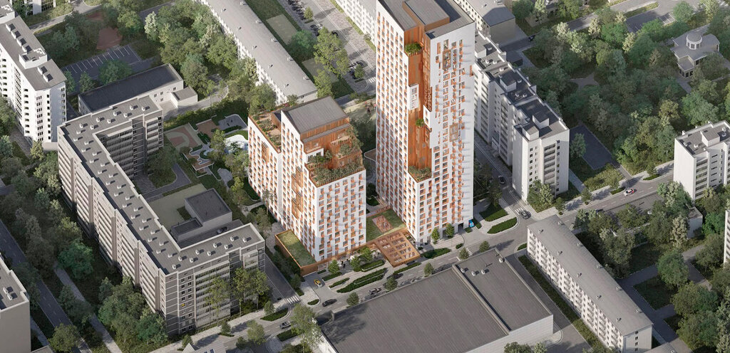 квартира г Екатеринбург р-н Октябрьский Центральный ЖК FORMA Площадь 1905 Года, ЖК Форма фото 7