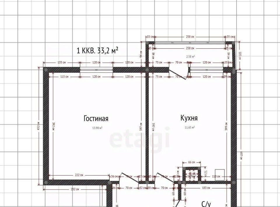 квартира г Горячий Ключ ул Кириченко 7/1 фото 2