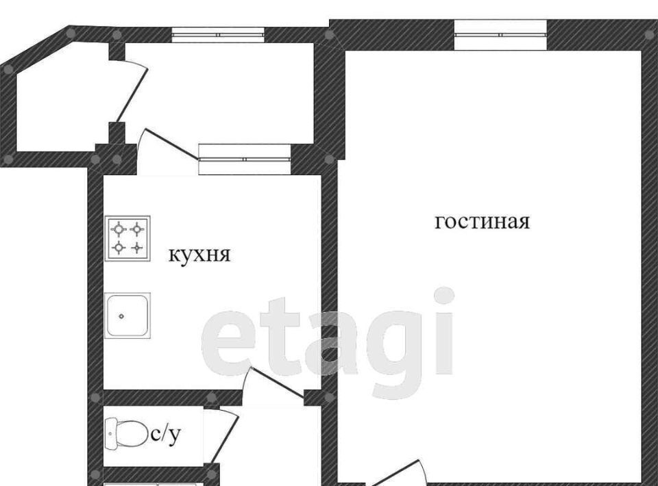 квартира г Сургут пр-кт Комсомольский 9/1 24-й фото 7