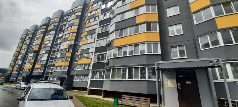 квартира г Брянск рп Радица-Крыловка Бежицкий район ул Толстого 2 микрорайон «Деснаград» фото 20