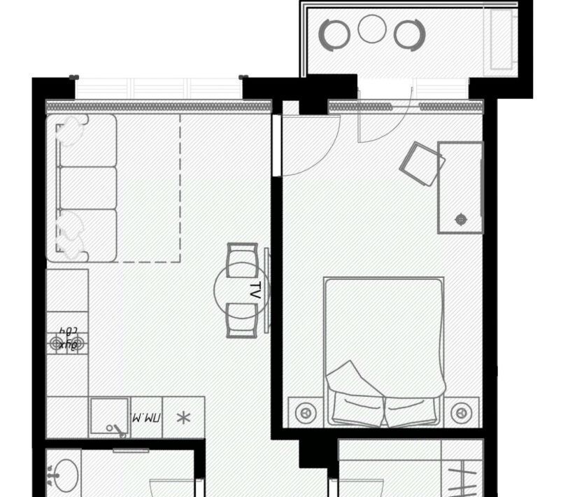 квартира г Сочи р-н Адлерский ул Ленина 290/8к 2 фото 1