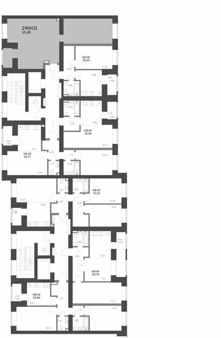 квартира р-н Нижнекамский г Нижнекамск 15-й микрорайон ЖК Калина фото 2