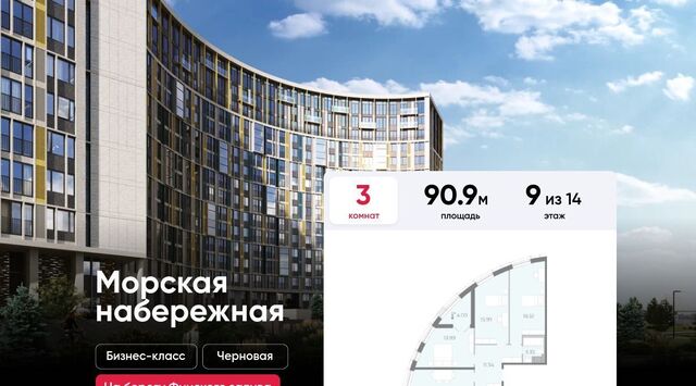 метро Приморская наб Морская ЖК «Морская набережная. SeaView» жилой комплекс фото