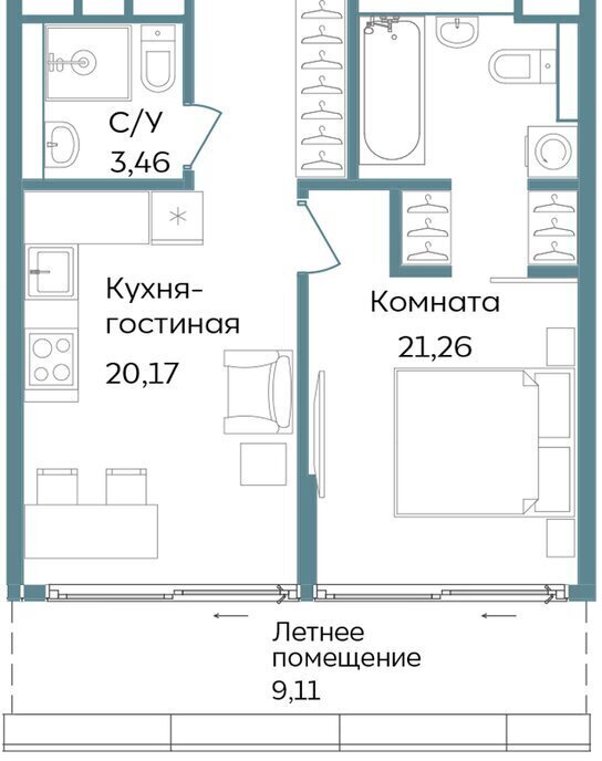 квартира г Саки курортный кластер Темпо фото 1