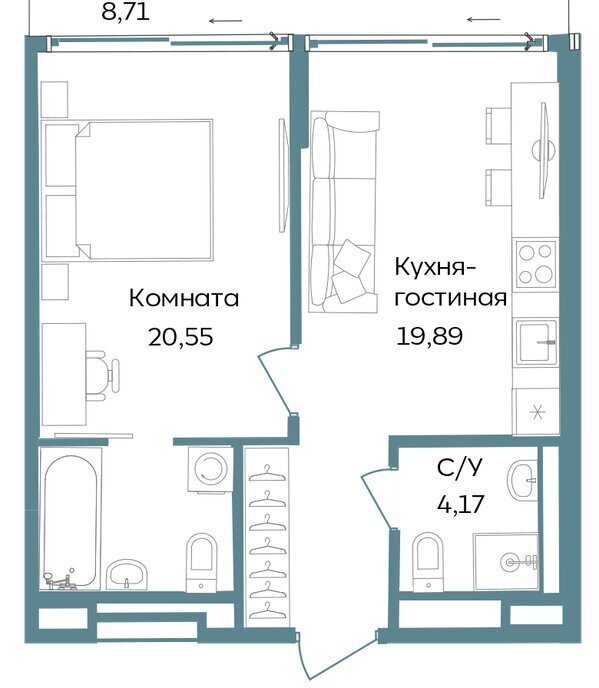 квартира г Саки курортный кластер Темпо фото 1