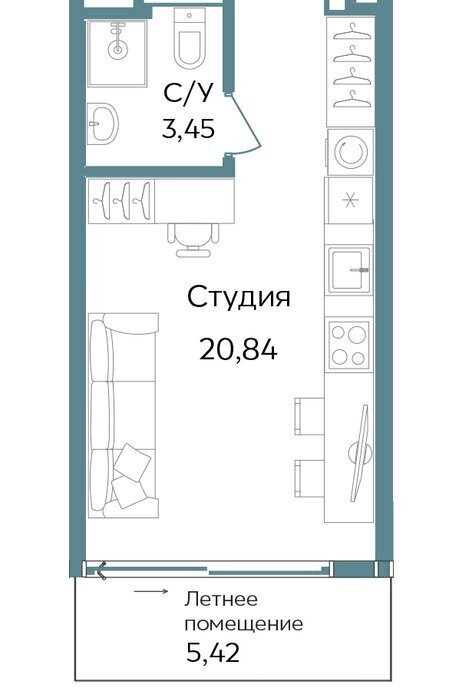 квартира г Саки курортный кластер Темпо фото 1