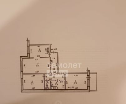 квартира г Хабаровск р-н Индустриальный ул Морозова Павла Леонтьевича 96а фото 2