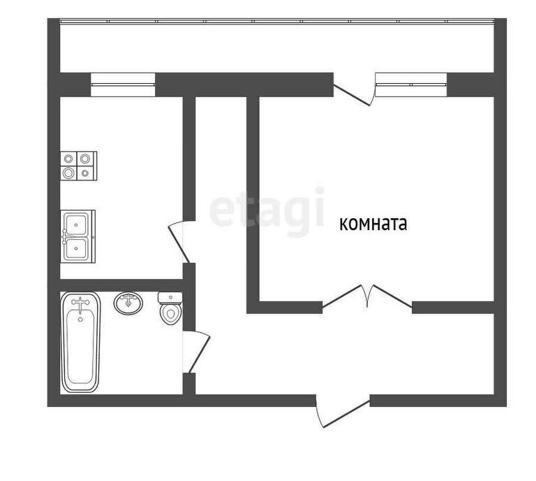 квартира г Абакан ул Авиаторов 8 фото 1