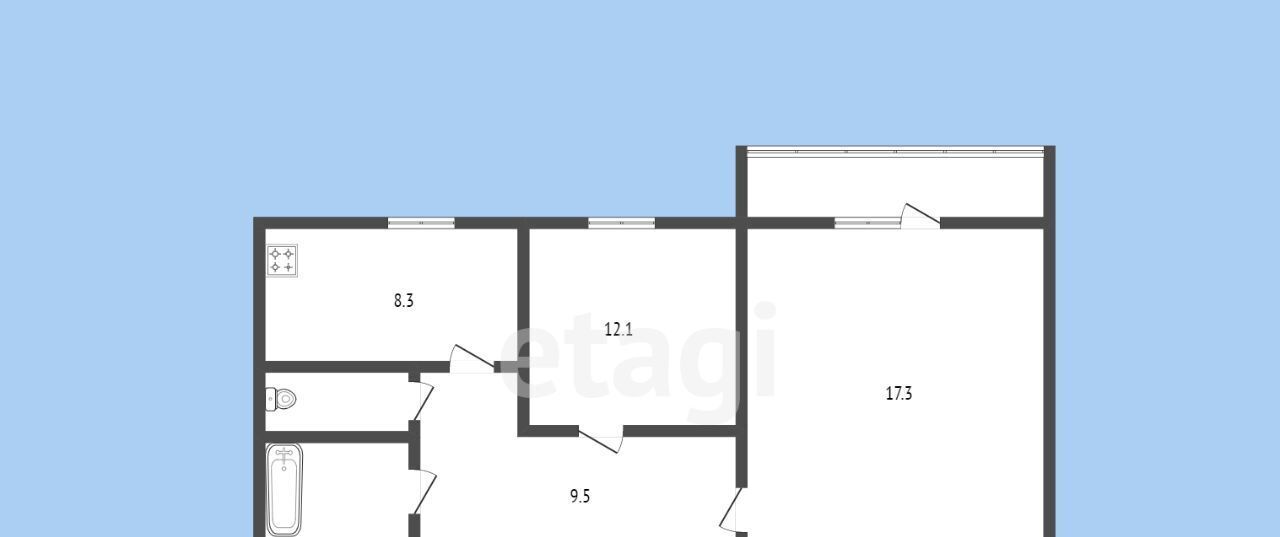 квартира г Черкесск ул Космонавтов 82 фото 2