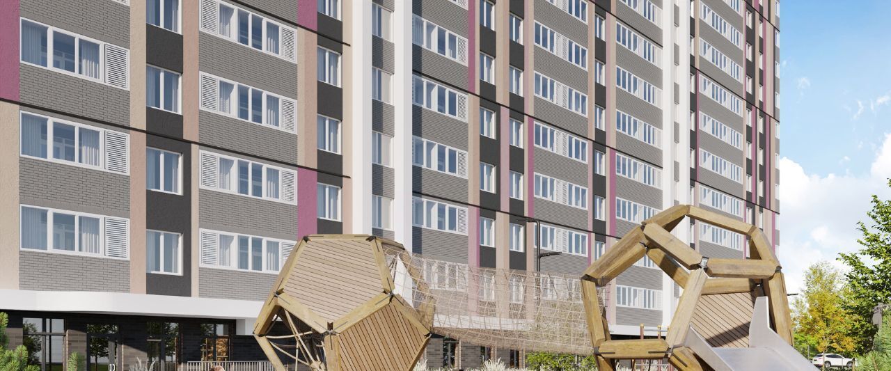 квартира г Ижевск р-н Индустриальный 10-й микрорайон Культбаза микрорайон «Калинка Парк» жилрайон фото 12
