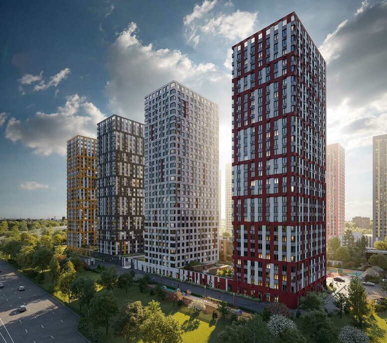 квартира г Москва метро Павшино метро Красногорская жилой комплекс Тетрис, к 9, г Балашиха, микрорайон Павшино фото 1