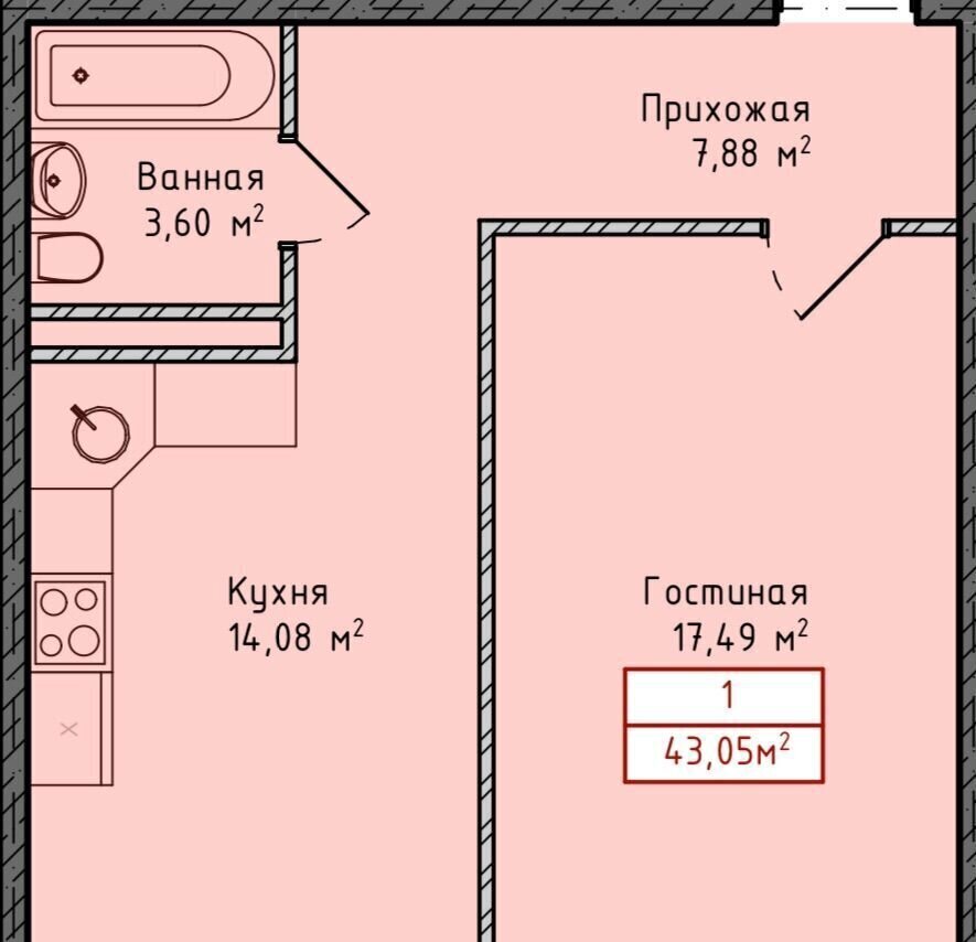 квартира г Избербаш ул Им Р.Зорге 44 фото 2