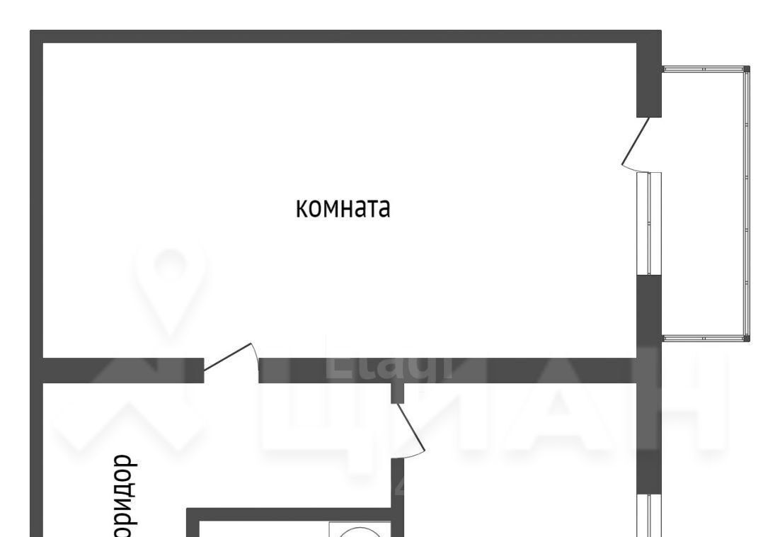 квартира г Омск р-н Ленинский ул Шакурова 8 микрорайон «Московка-2» фото 2