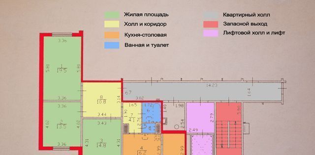 квартира г Санкт-Петербург п Парголово метро Проспект Просвещения Приозерское ш., 18к 6 фото 10