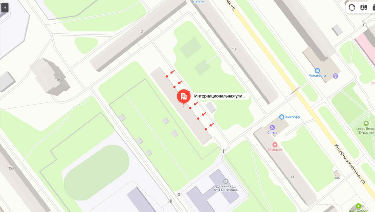 квартира г Рязань п Канищево ул Интернациональная 13/1 м-н фото 2