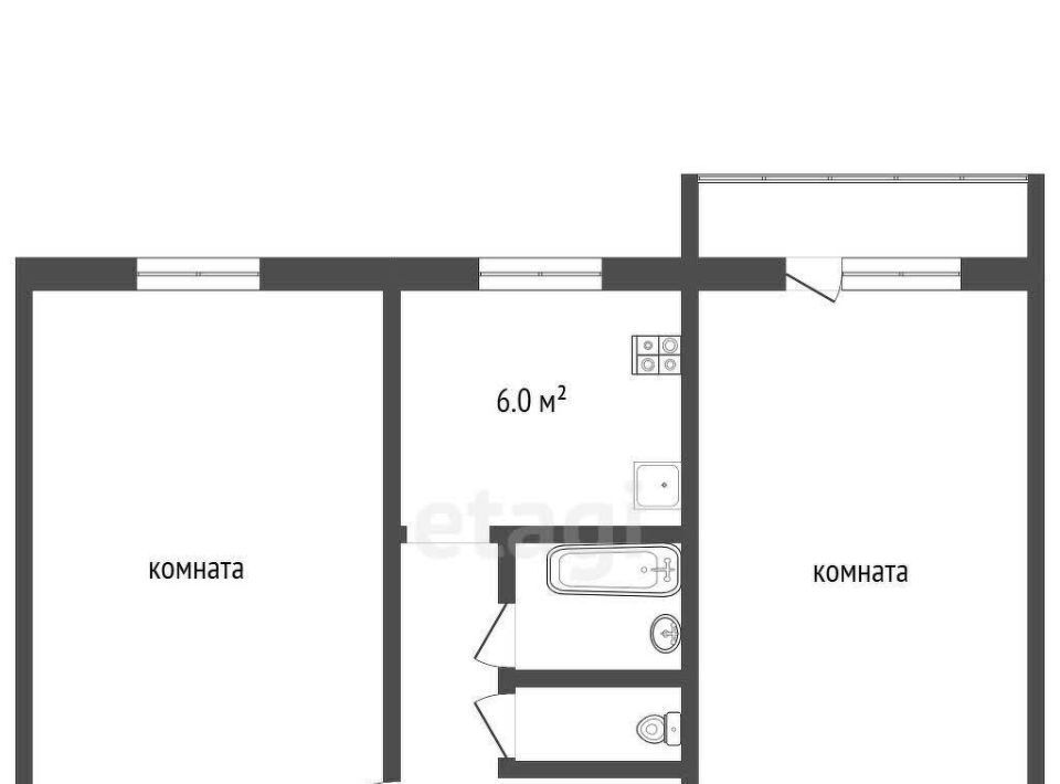 квартира г Юрга ул Московская 3 фото 1