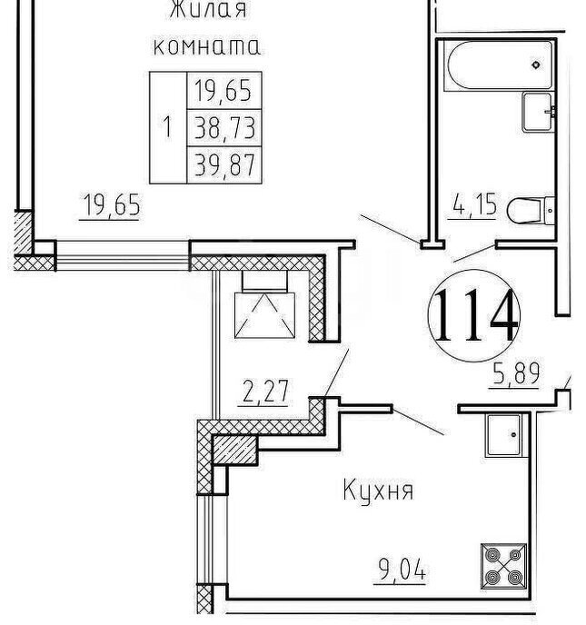 квартира г Якутск ул Строителей 3 фото 2