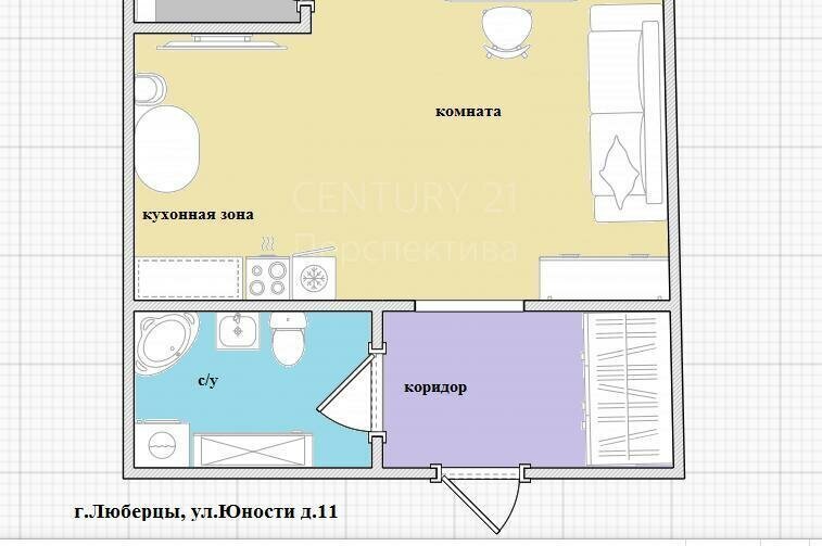 квартира г Москва метро Лухмановская ул Юности 11 Московская область, Люберцы фото 2