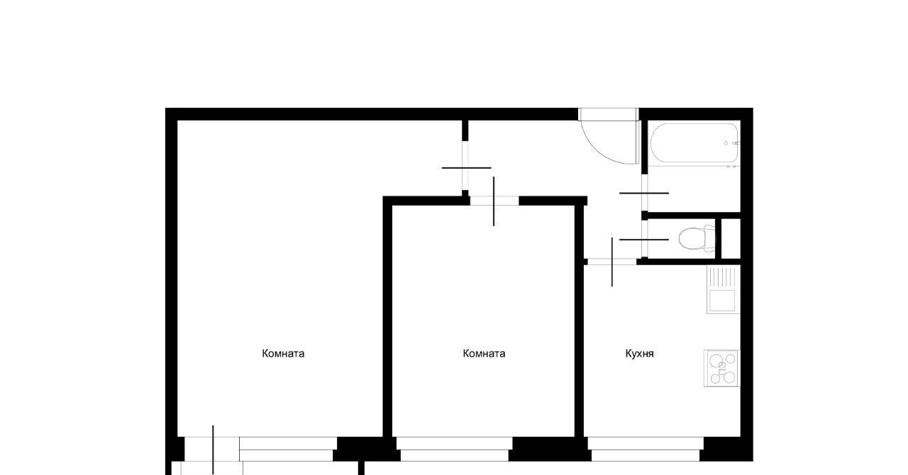 квартира г Курск р-н Сеймский ул Менделеева 39 фото 2