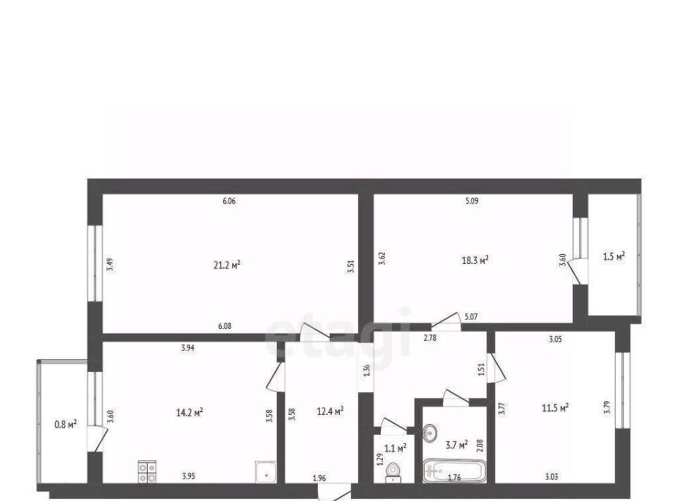 квартира г Саранск р-н Октябрьский ул Комарова 16а фото 1
