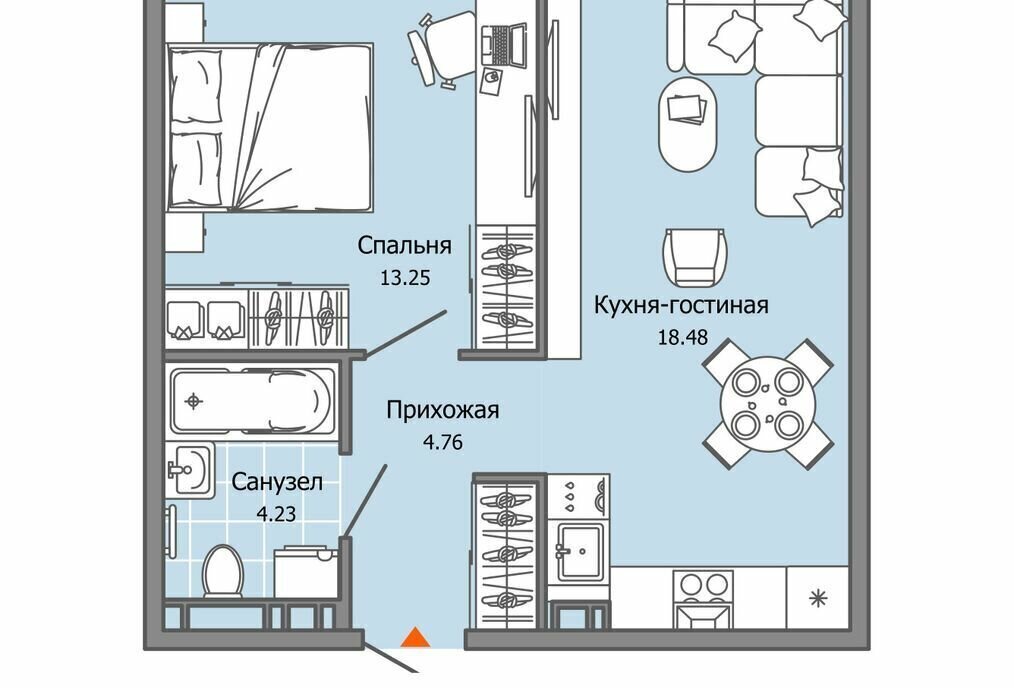 квартира г Ульяновск жилой комплекс Город Новаторов фото 1
