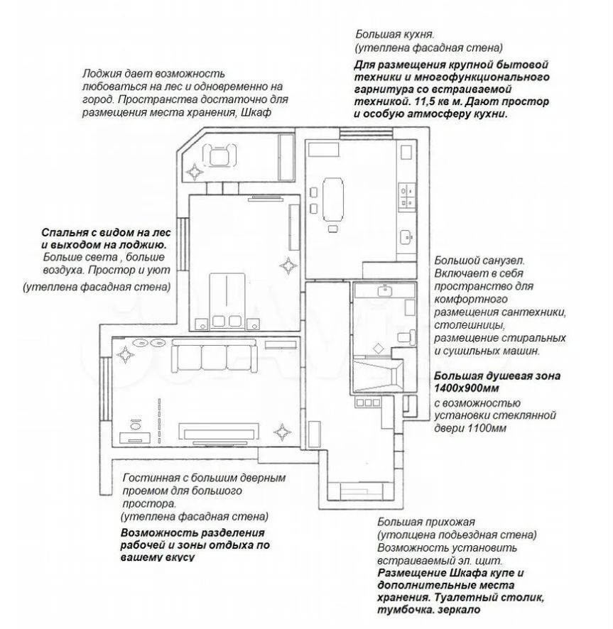 квартира р-н Ивановский г Кохма ул Ивановская 73к/3 фото 15