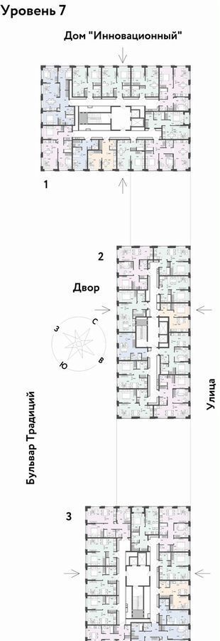 квартира г Тюмень р-н Калининский ул Андрея Кореневского 3 корп. 2 фото 17