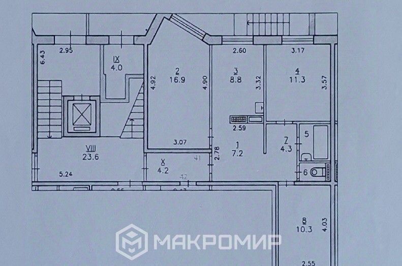 квартира г Архангельск р-н округ Майская Горка ул Федора Абрамова 5 фото 2