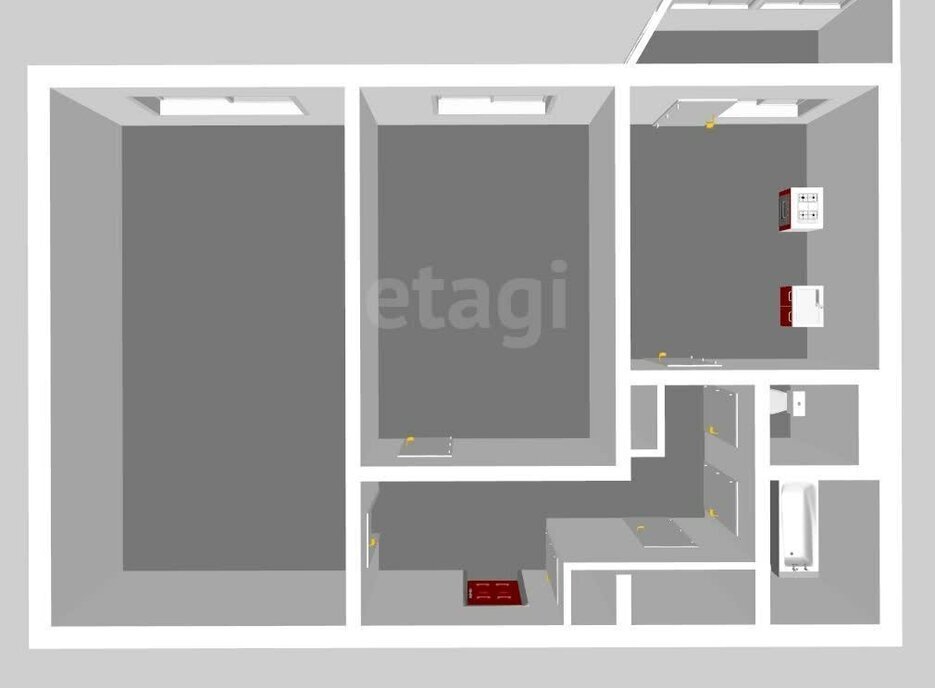 квартира г Норильск ул Талнахская 6/1 фото 25