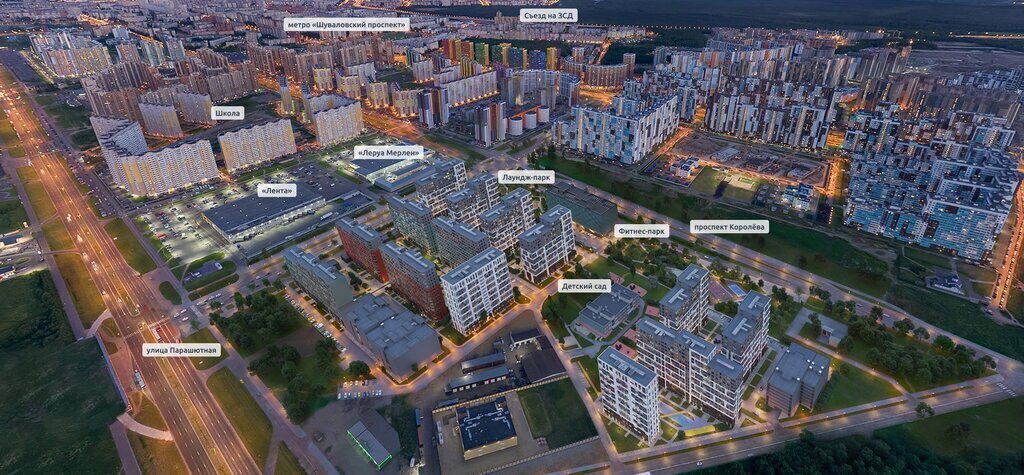 квартира г Санкт-Петербург метро Комендантский Проспект ул Плесецкая 24 округ Коломяги фото 24