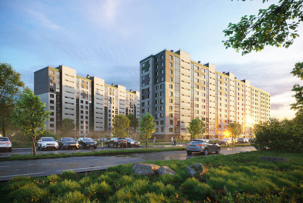 квартира г Санкт-Петербург п Стрельна городок Жилой метро Купчино квартал Аэросити 4, посёлок Шушары фото 5